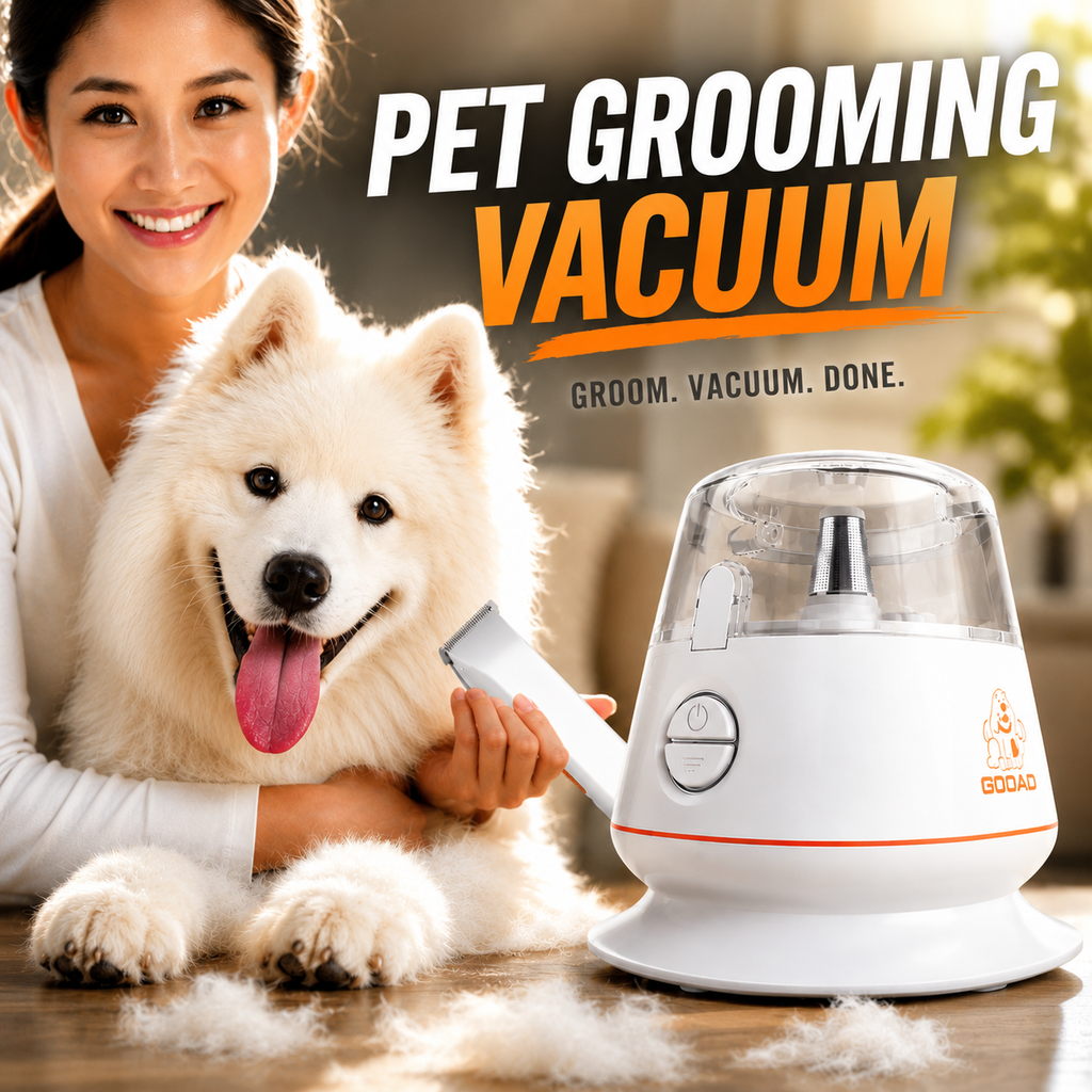 Pet Hair Conditioner & Grooming Vacuum